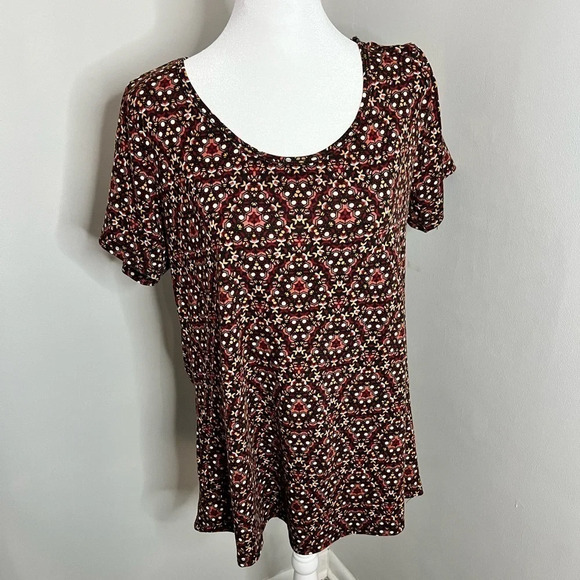 Lularoe multi design oversized tshirt - Picture 1 of 6